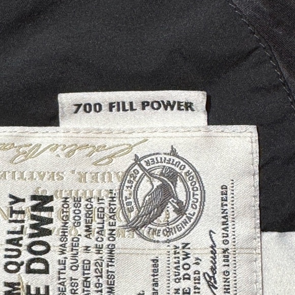 Eddie Bauer Goose Down 700 Fill Women's Black Puffer Vest* size Small Outerwear - Picture 9 of 15